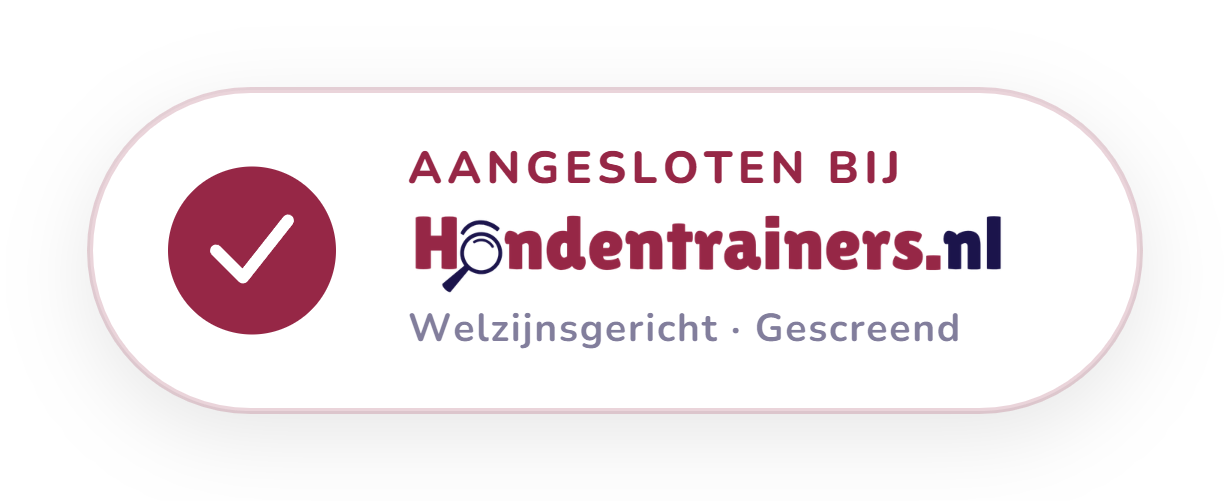 Aangesloten bij Hondentrainers.nl — welzijnsgericht en gescreend